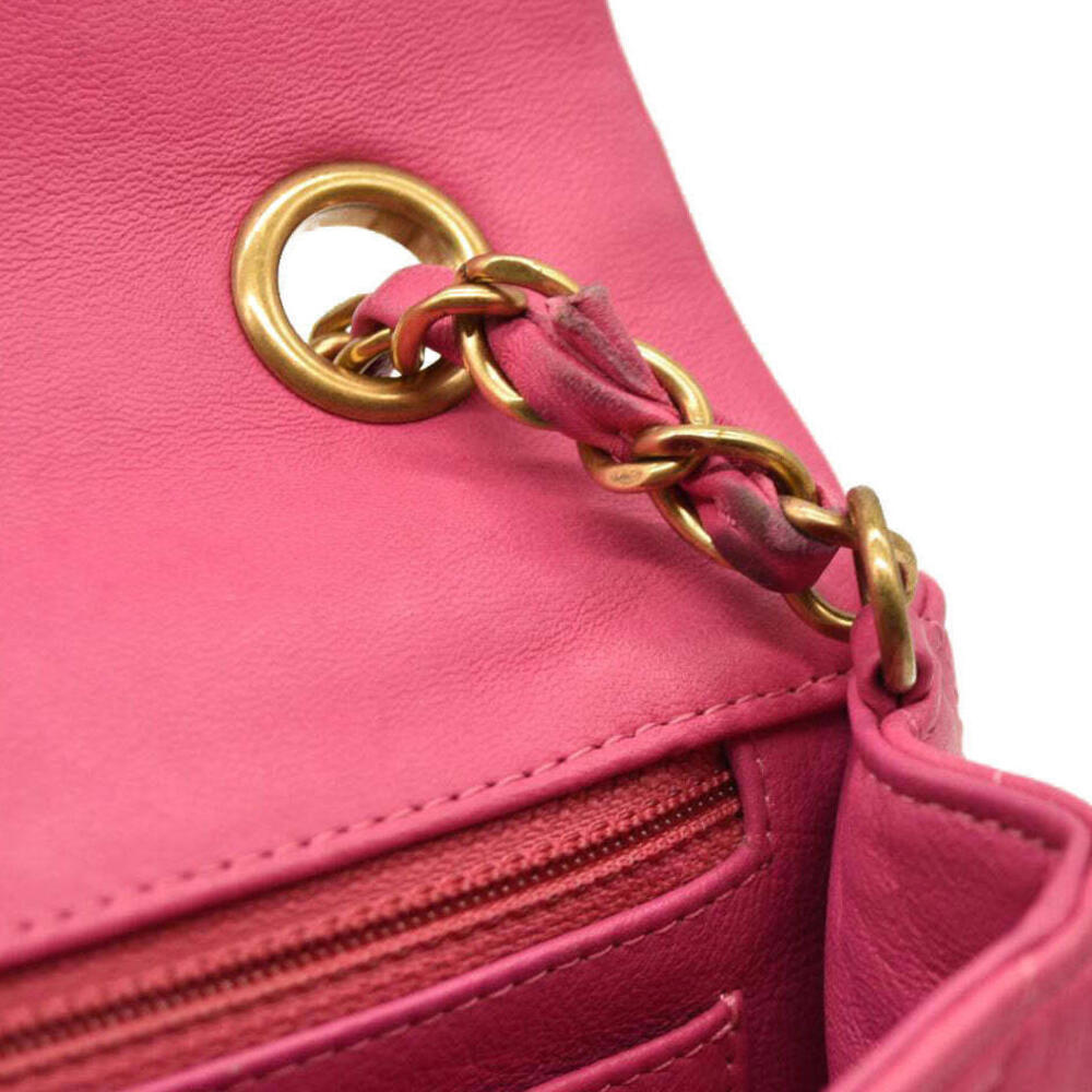 Chanel  Lambskin Chevron Quilted Mini Rectangular Flap Dark - Picture 13 of 15